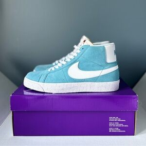 Nike SB Zoom Blazer Mid, cerulean/white-cerulean-white